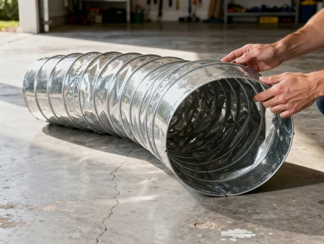 Clinton Dryer Vent Cleaning specialist using advanced equipment for thorough duct cleaning in Clinton