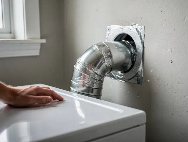 Clinton Dryer Vent Cleaning expert performing professional dryer vent repair and installation in Clinton